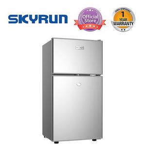Skyrun 118L Double Door Refrigerator — Top Freezer, Frost Free with 1 Year Warranty
