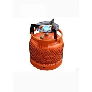 3kg LPG Gas Cylinder with Integrated Burner — Portable Camping & Emergency Stove